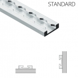 2m Airline-Schiene ECKIG standard